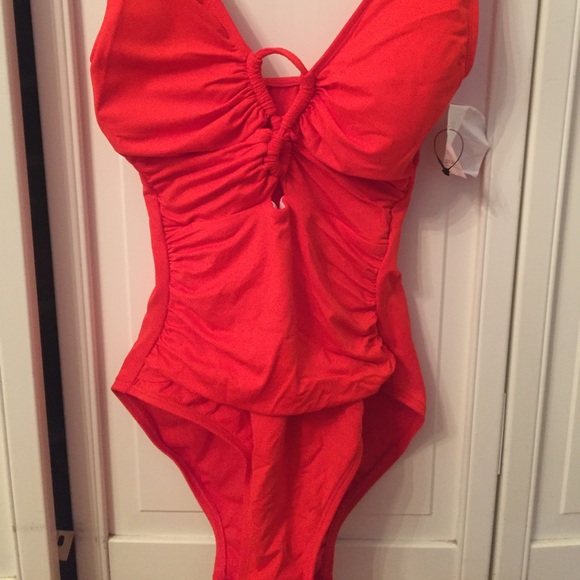 NWOT LAUREN RALPH LAUREN LOOP FRONT ONE PIECE - Picture 5 of 7